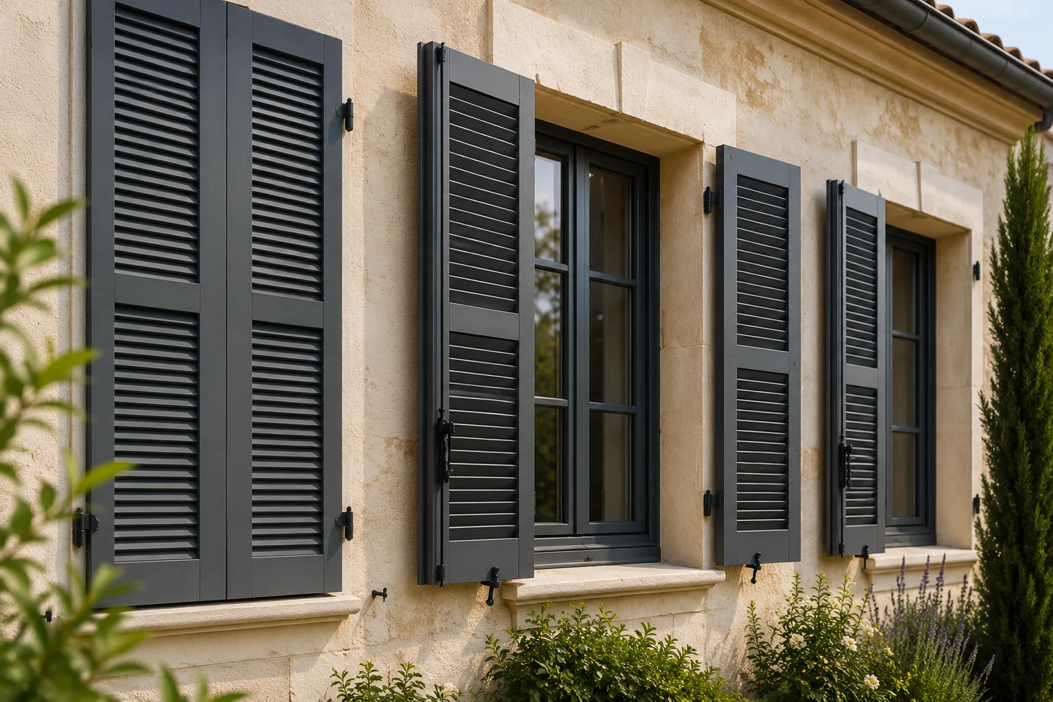 Rénovation et peinture de volets à Lyon